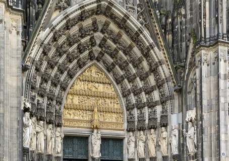 Cologne Cathedral is a Roman Catholic cathedral in Cologne, Germany. Main portal