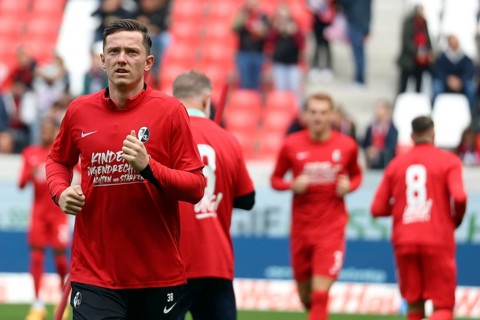 Michael Gregoritsch (SC Freiburg) was back in the squad for the first time since his injury and was