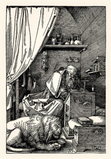 Saint Jerome, St. Hieronymus, by Albrecht Dürer, 1511, digitally restored