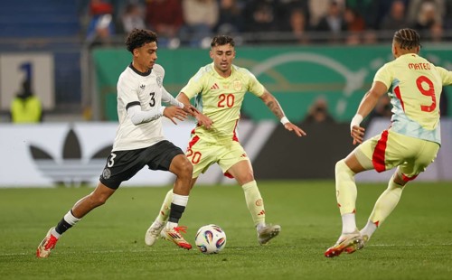 Football, U21, Friendly match, 2024/2025, Germany U21 vs. Spain U21, 25.03.2025, Merck-Stadion am
