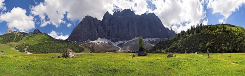 Lalidererwände, Karwendel, Tyrol, Austria Laliderer walls, Tyrol, Austria, Europe