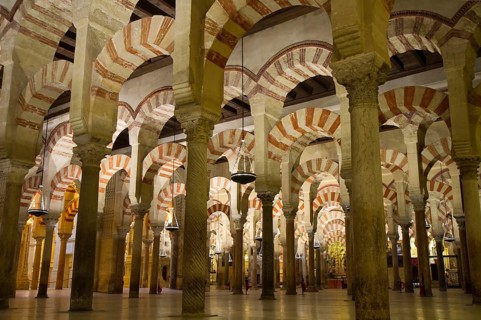 Prayer hall of the Mezquita, Cordoba, Andalusia, Spain Cordoba, Spain, Europe