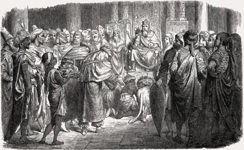 At the court of Charlemagne