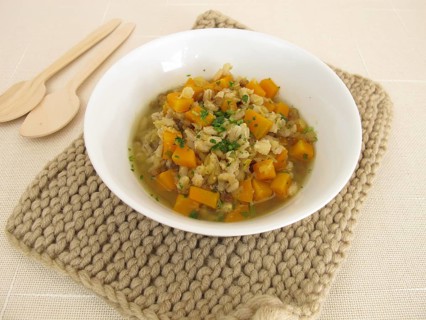 Stew with barley and lentils