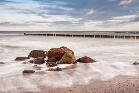 Evening on the Baltic coast near Kühlungsborn