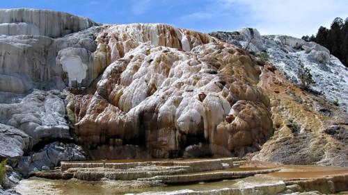 Cleopatra Terrace, Mammoth Hot Springs area, Yellowstone National Park, Wyoming, USA USA