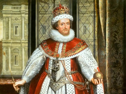 James VI and I, James Charles Stuart, 1566 – 1625, King of England, Scotland and Ireland, digitally