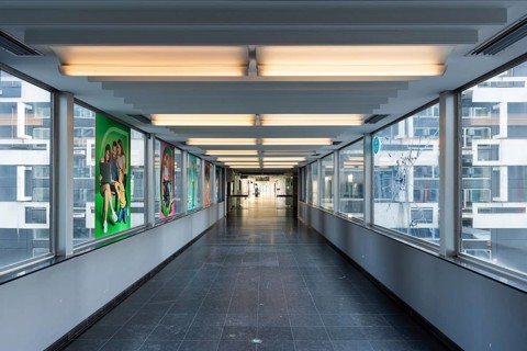 Schaerbeek, Brussels Capital Region, Belgium, 03 26 2022, Isle of the headquarters of the Flemish