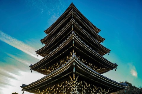 Five Temple Tower (Kawasaki City Misoji). Shooting Location: Kawasaki City, Kanagawa Prefecture