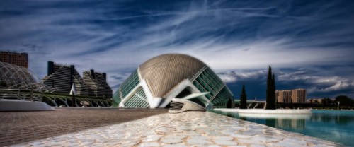 The Ciudad de las Artes y de las Ciencias is a science centre in Valencia. It was built between