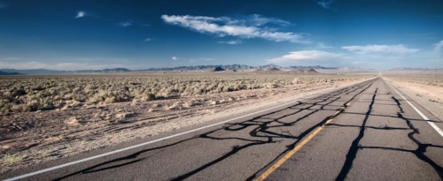 Direction Death Valley, Mojave Desert, USA, North America