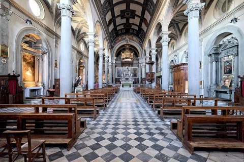 Cortona Arezzo Tuscany Italy. Cattedrale di Santa Maria Assunta (Cathedral)
