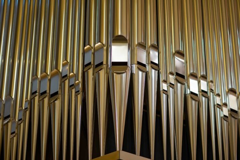 Exterior appearance of an organ, Loccum Monastery, Lower Saxony