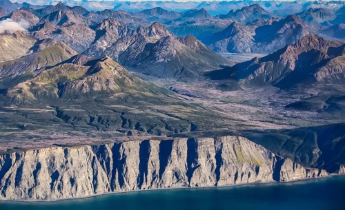 Rugged coastline Katmai National Park, Alaska