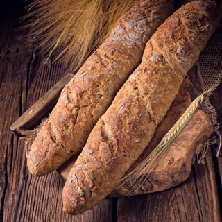 Homemade baguettes