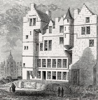 Robert Gourlay's House, Old Bank Close, Edinburgh Lawnmarket, Scotland, 18th century