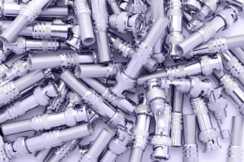 A lot of BNC connectors for video