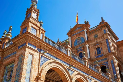 Seville Sevilla Plaza de Espana Andalusia Spain square