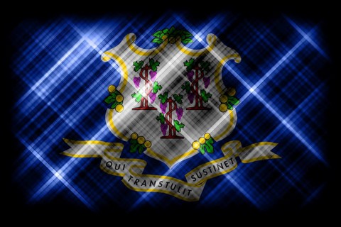Connecticut state flag, Connecticut flag background modern flag