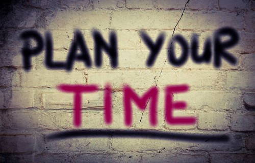 Plan Your Time Concept