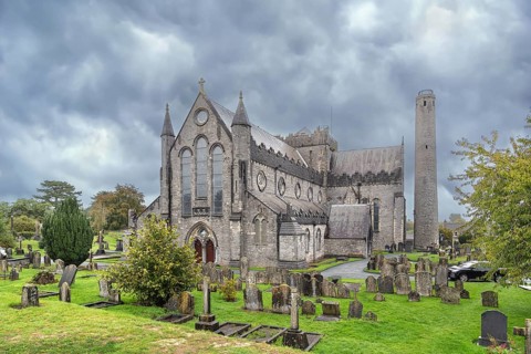 St Canice's Cathedral is a cathedral of the Church of Ireland in Kilkenny city, Ireland, Europe