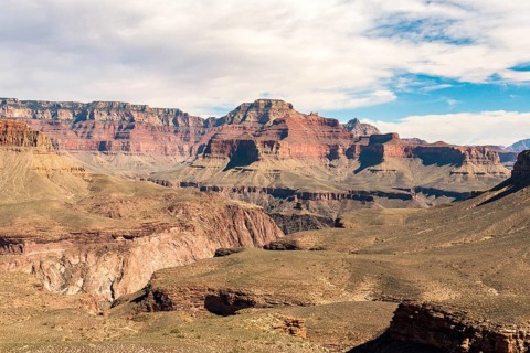 Scenic view on the Grand Canyon from South Kaibab Trail, Arizona, USA, North America