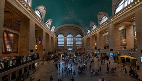 Main hall of the famous Grand Central Station in New York City, USA, North America