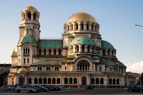 The St. Alexander Nevsky Cathedral in the historic Bulgarian capital. Sofia, Bulgaria, Europe