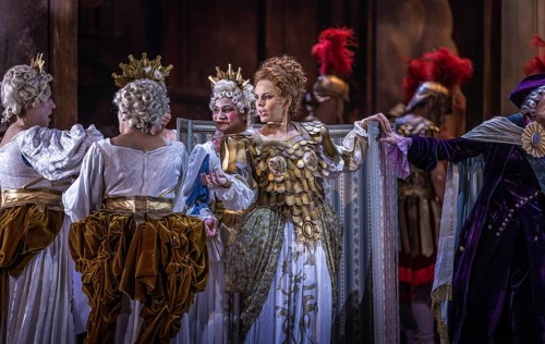 ?Xerxes? by George Frideric Handel in the production by Stefan Herheim. Revival rehearsal from 11