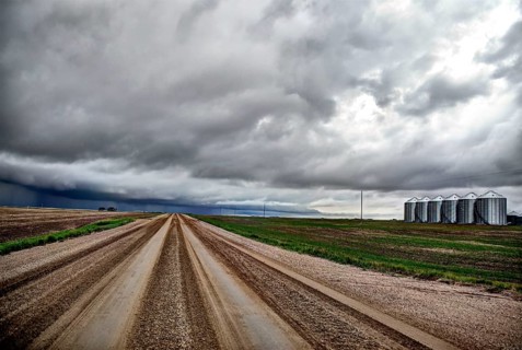 Prairie Storm Clouds Canada Saskatchewan Summer Warnings