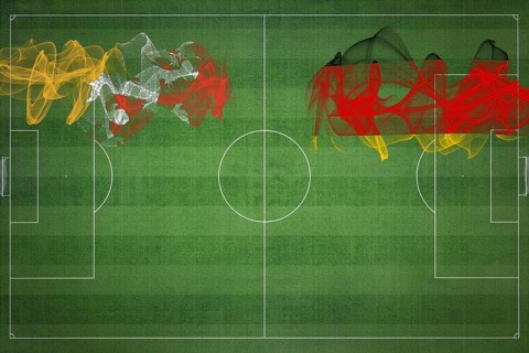 Bhutan vs Germany Soccer Match, national colors, national flags, soccer field, football game,