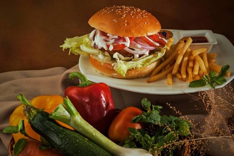 Veggie burger, India, Asia
