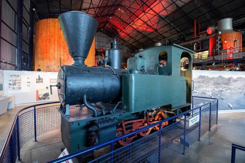 Anitke steam locomotive, 1925, Orenstein and paddock, Berlin, Zuckermusem, L'Aventure du Sucre,