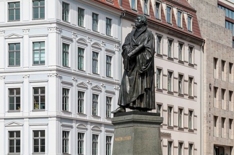 Martin Luther Monument, Am Neumarkt, Dresden, Saxony