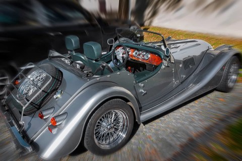 Morgan Roadster plus 8, Upper Bavaria, Bavaria, Germany, Europe