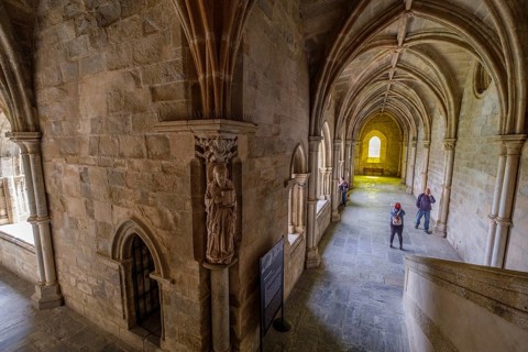 Claustro, construido entre 1317 y 1340, estilo gótico, catedral de Évora, Basílica Sé Catedral de
