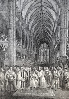 The coronation of Queen Victoria, 1838, ceremony at Westminster Abbey, Victoria or Alexandrina