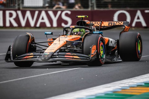 Lando Norris of Great Britain drives the McLaren Formula 1 Team MCL39 during qualifying at Albert