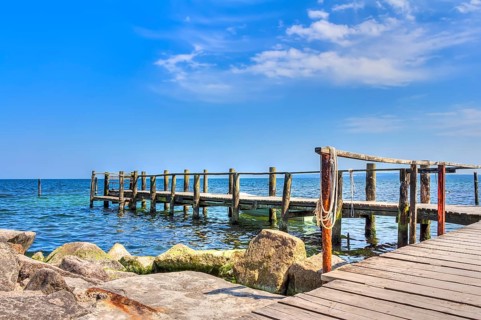 Beach holidays in summer in Vitt on Usedom island, Germany, Europe