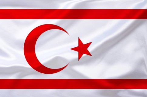 Photomontage, Flag of Northern Cyprus, Turkey, Studio, Asia