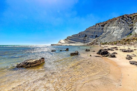 Porto Empedocle, Scala dei Turchi on the south coast of Sicily