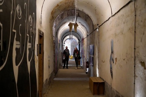 MAUSA VAUBAN, Museum of Urban Art and Street Art, Neuf-Brisach Fortress, France, Europe, Long
