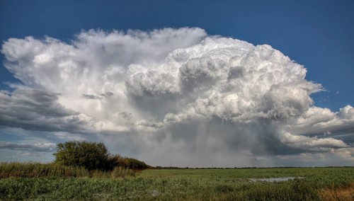 Prairie Road Storm Clouds Saskatchewan Canada field