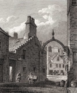 Water Gate, Canongate, Edinburgh, Scotland, 18th century, Views in Edinburgh by J. & H. S. Storer