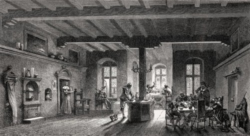 Restaurant Golden Goose, Nuremberg, Germany, 16th Century, Europe