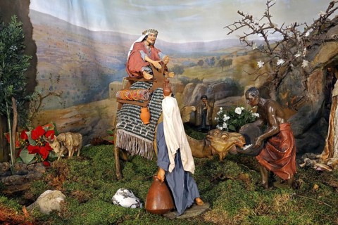 Christmas cot, cot figures