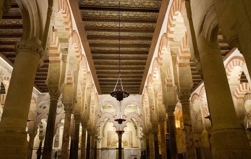 Prayer hall of the Mezquita Cathedral, Cordoba, Andalusia, Spain Cordoba, Spain, Europe