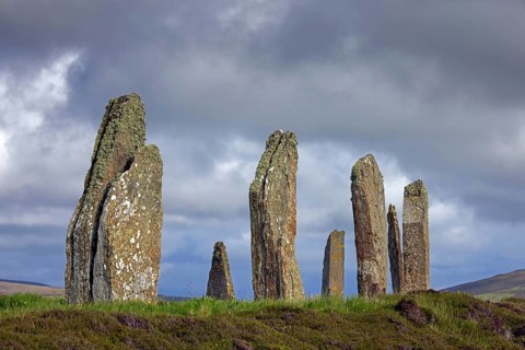 Ring of Brodgar, Brogar, Neolithic henge and stone circle of standing stones near Stromness on