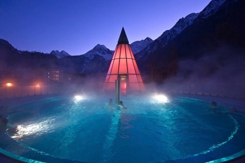 Spa, Aqua dome, Längenfeld, Tyrol, Austria, Europe