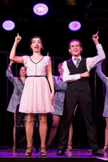 The musical Chicago with Annette Krossa as Roxie Hart and Aris Sas as Billy Flynn live at the Le